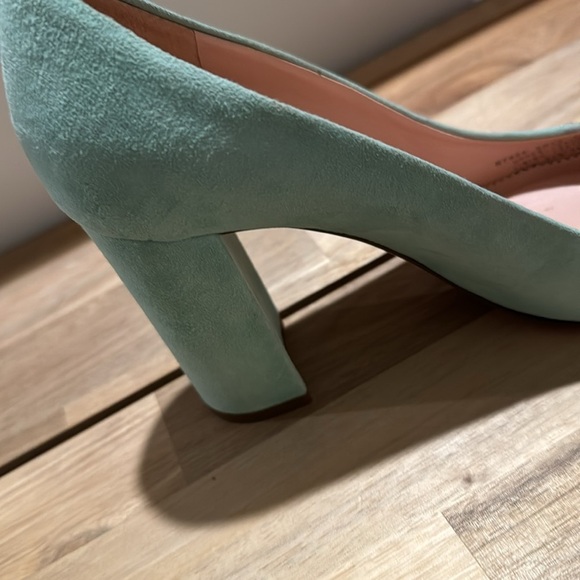 Mint embellished studded  J Crew pumps size 6 - Picture 8 of 10